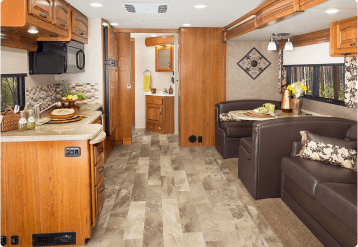 RV staging with professional interior & exterior photography